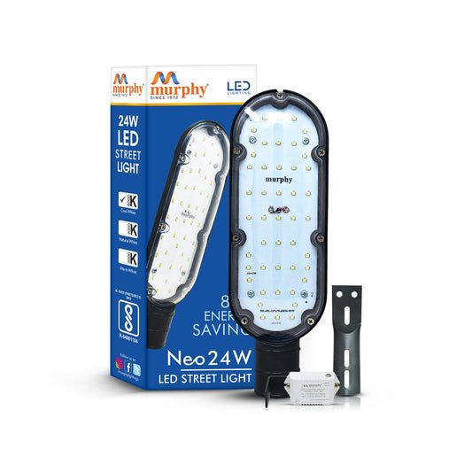 24W LED NEO Street Light -(PVC MODEL)- With Auto On Off Driver