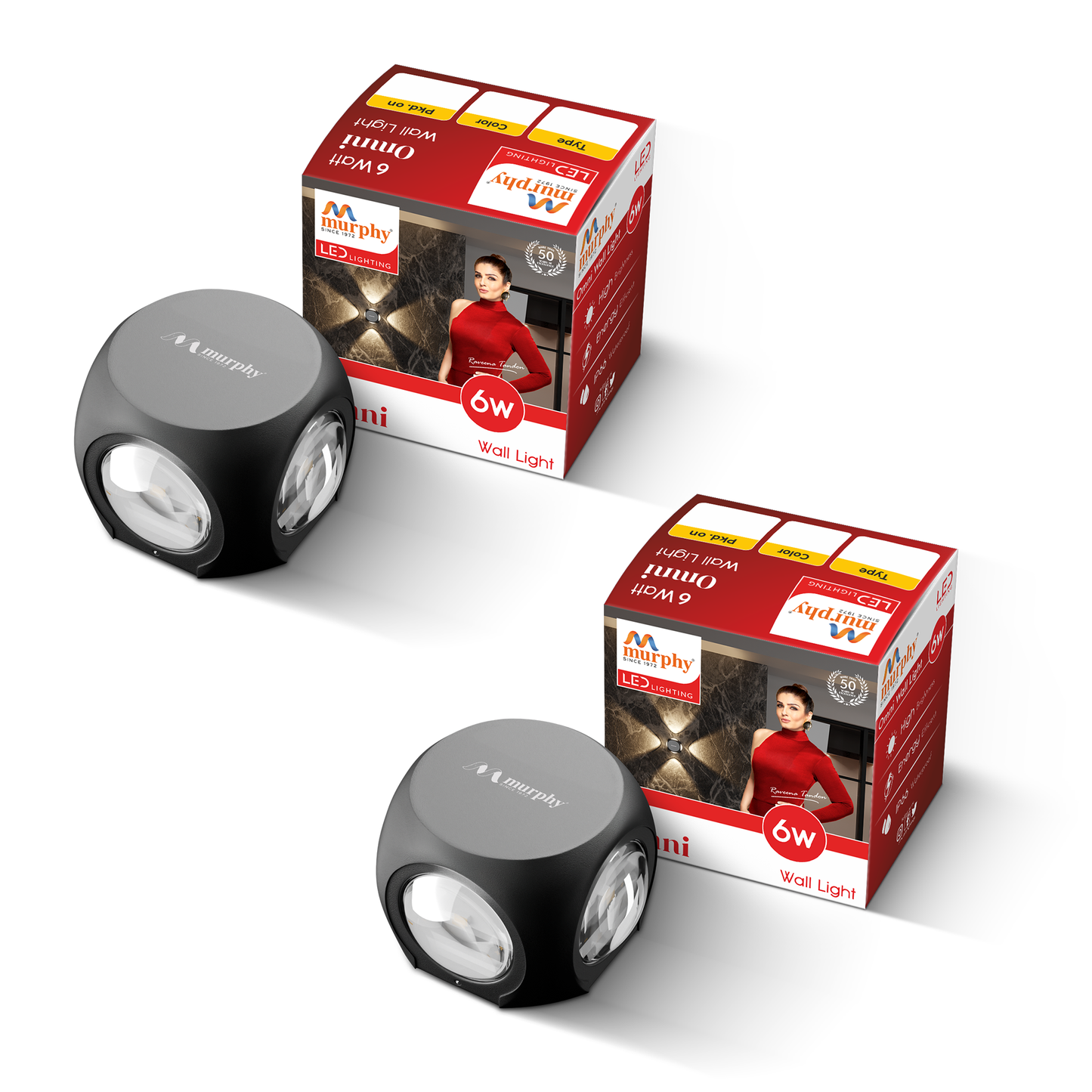 Murphy 6W LED Omni Wall Light