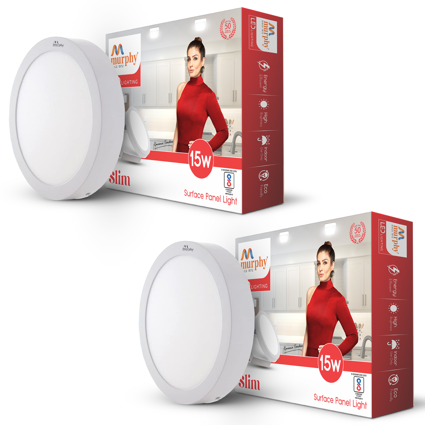 Murphy 15W Slim Round Surface Panel Light