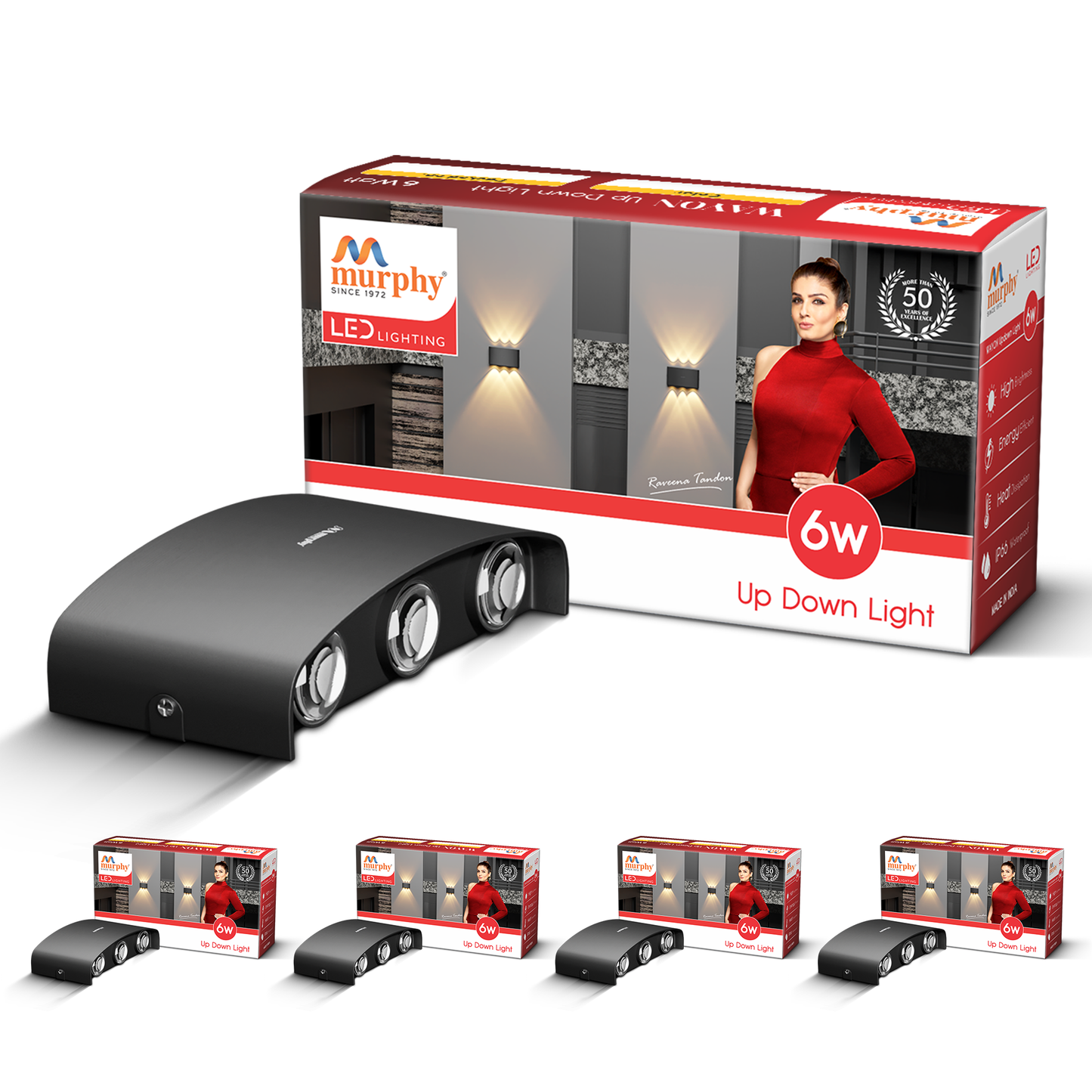 Murphy 6W LED Sixer Up & Down Light