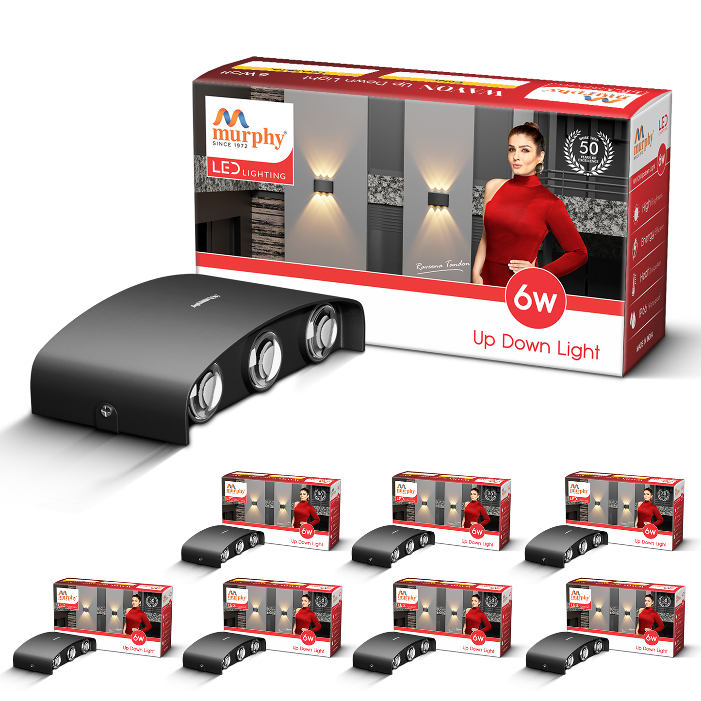 Murphy 6W LED Sixer Up & Down Light