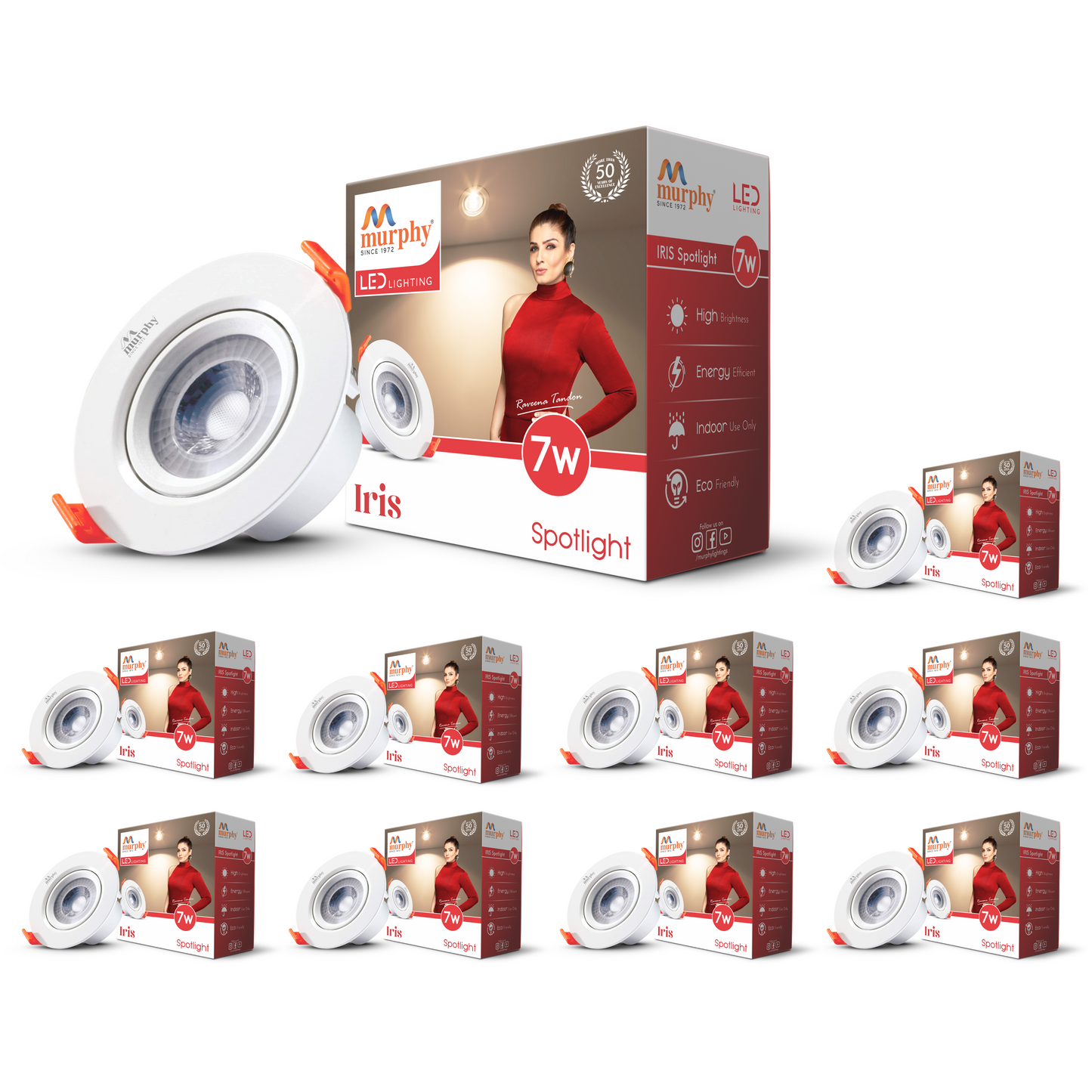 Murphy 7W IRIS LED Concealed Box Down Light