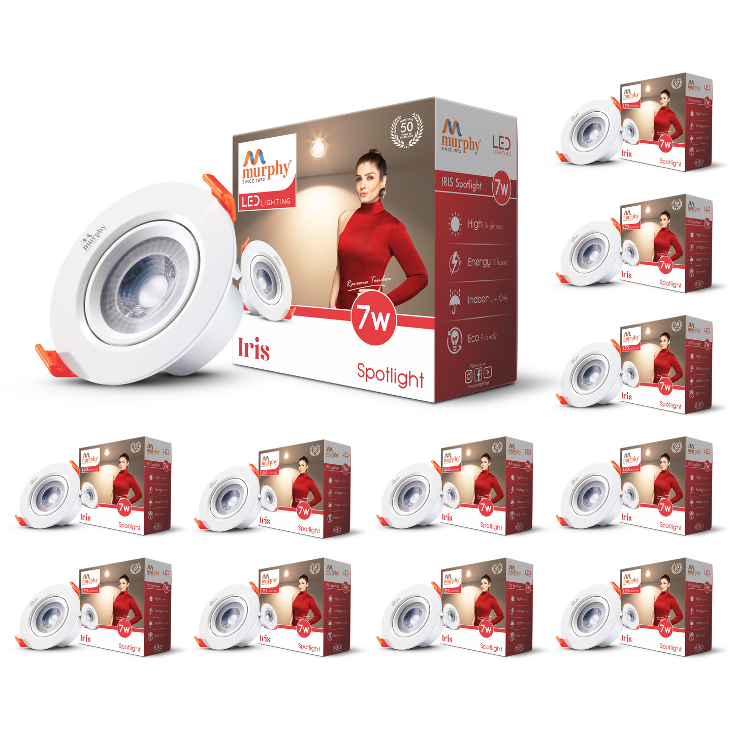 Murphy 7W IRIS LED Concealed Box Down Light