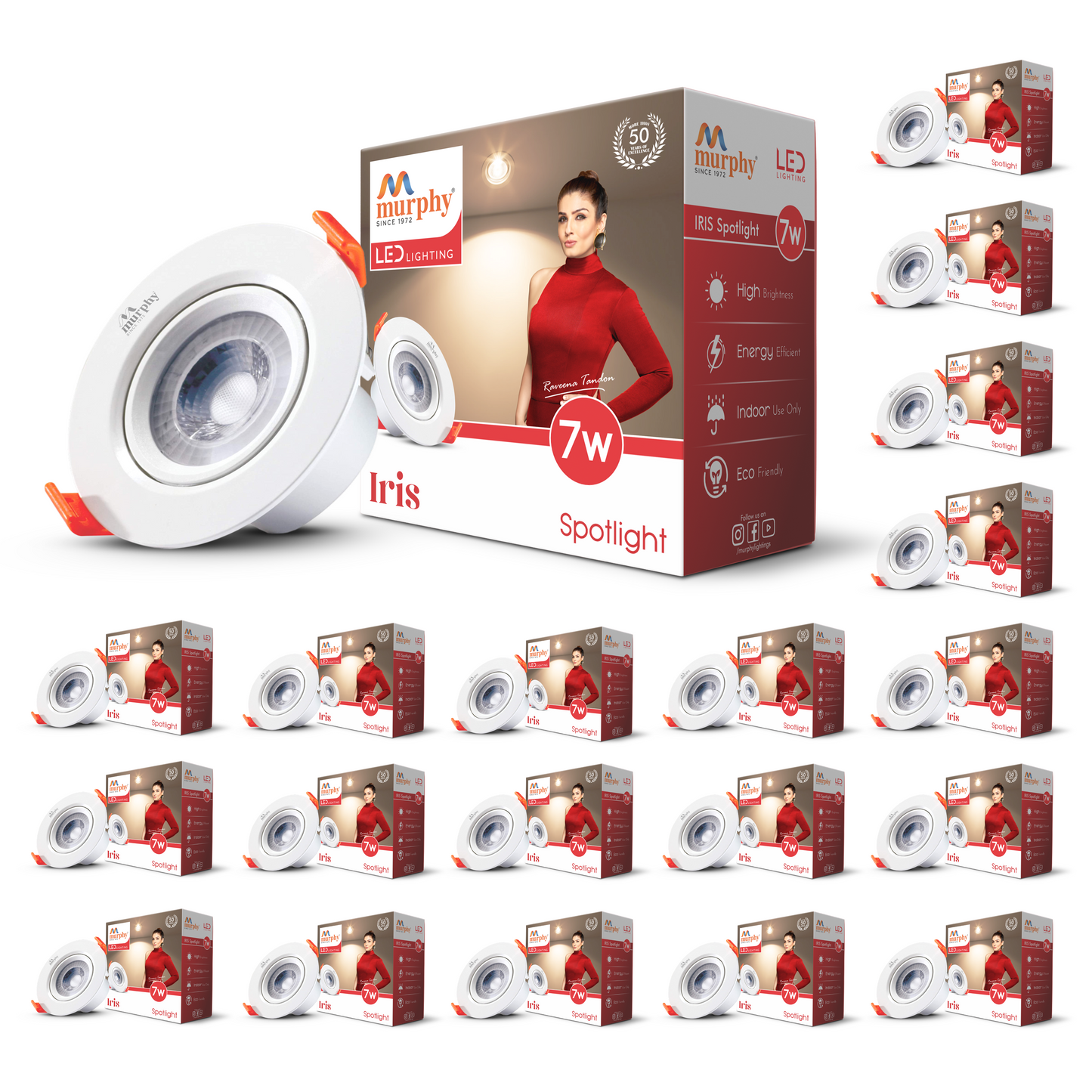 Murphy 7W IRIS LED Concealed Box Down Light