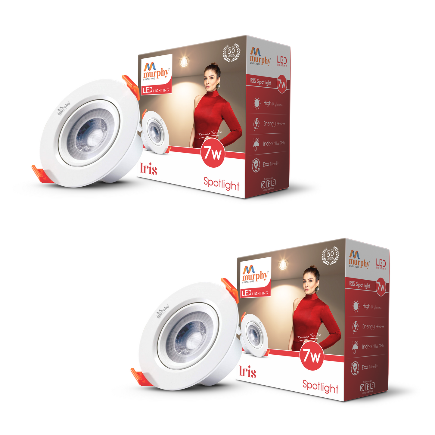 Murphy 7W IRIS LED Concealed Box Down Light
