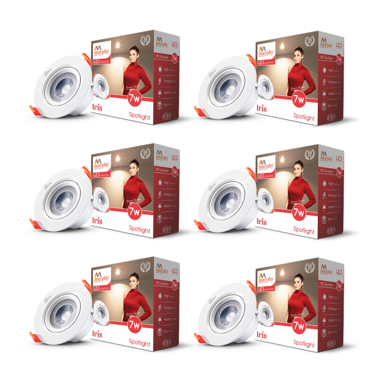Murphy 7W IRIS LED Concealed Box Down Light