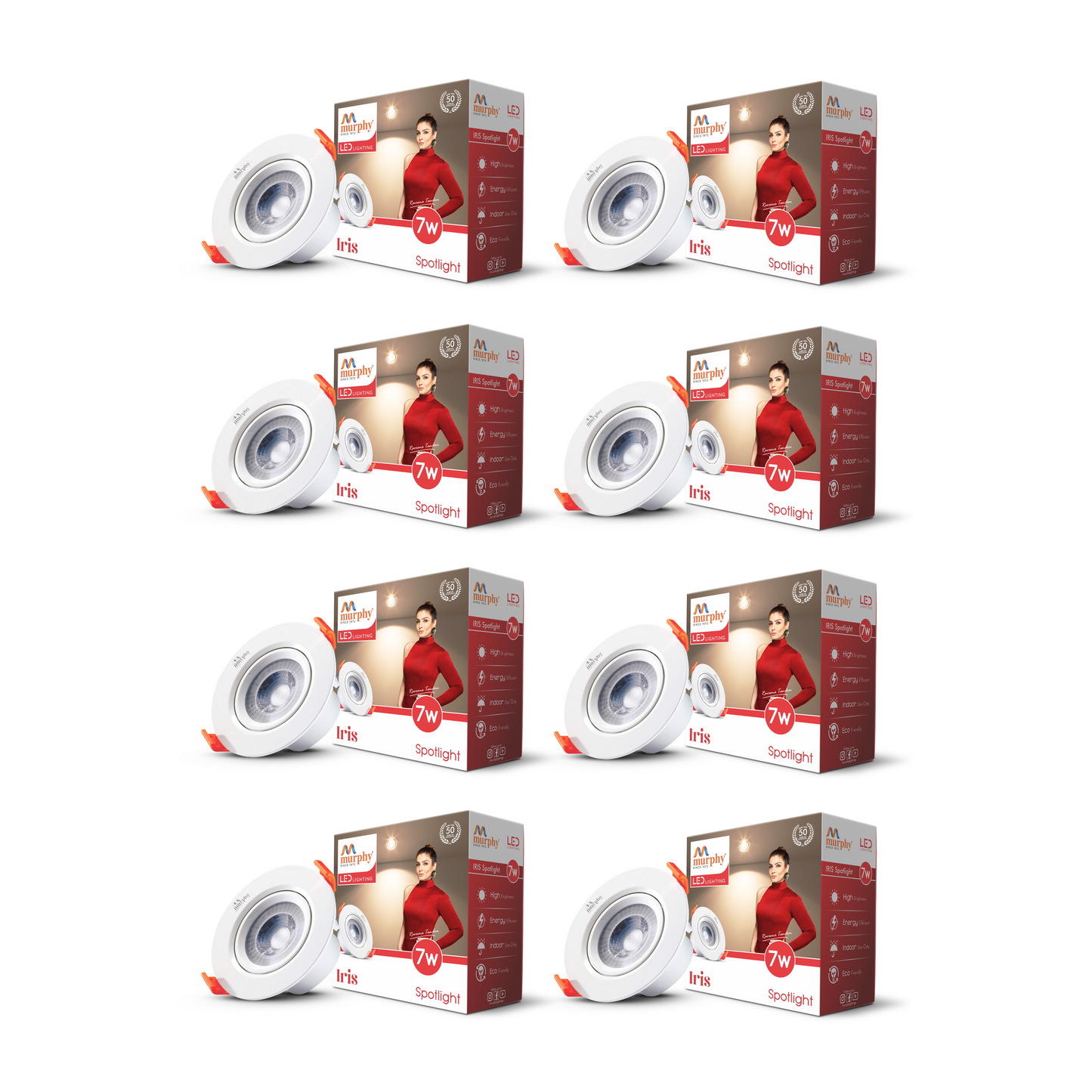 Murphy 7W IRIS LED Concealed Box Down Light
