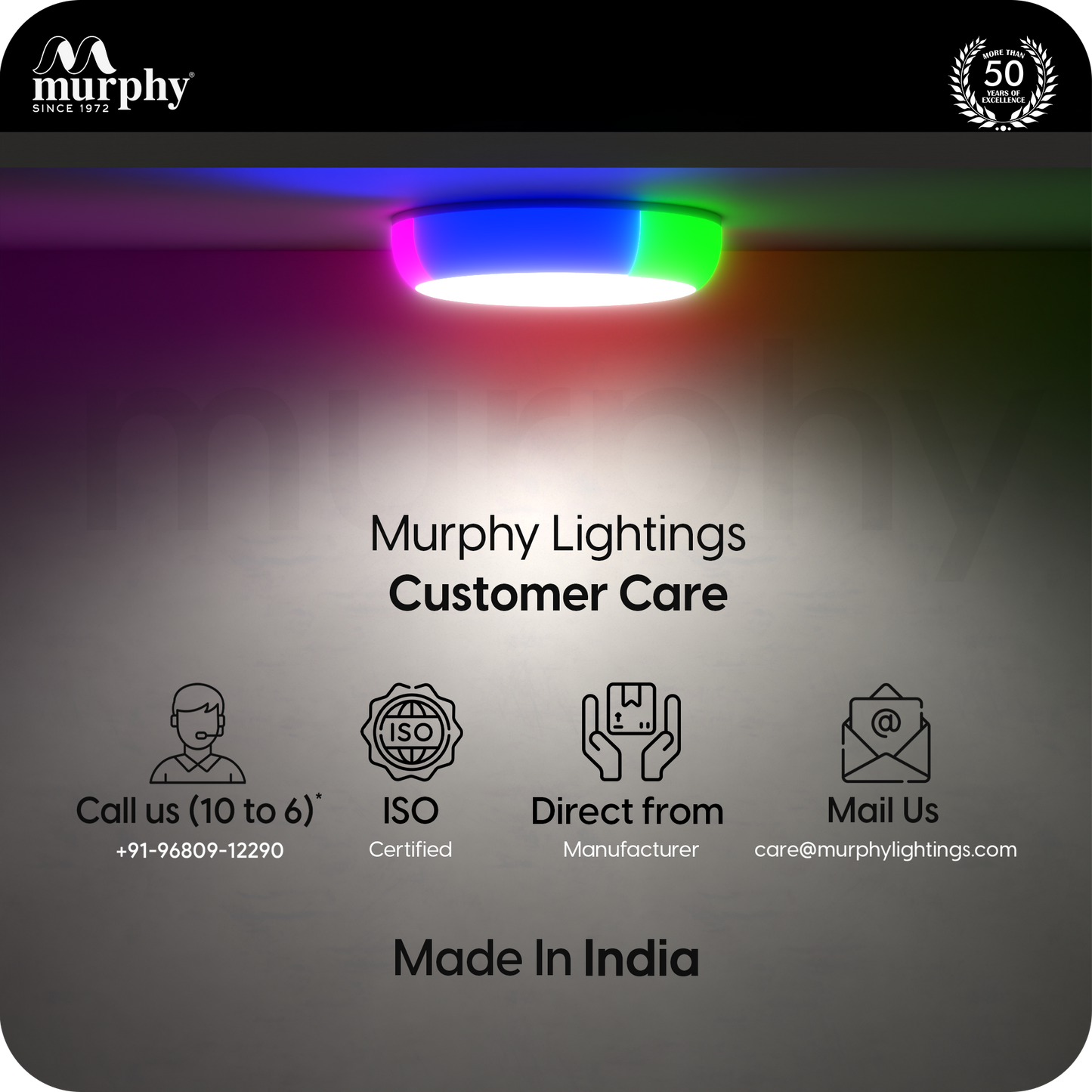 Murphy 7W+7W Twins LED Double Color Deep Junction Box Down Light