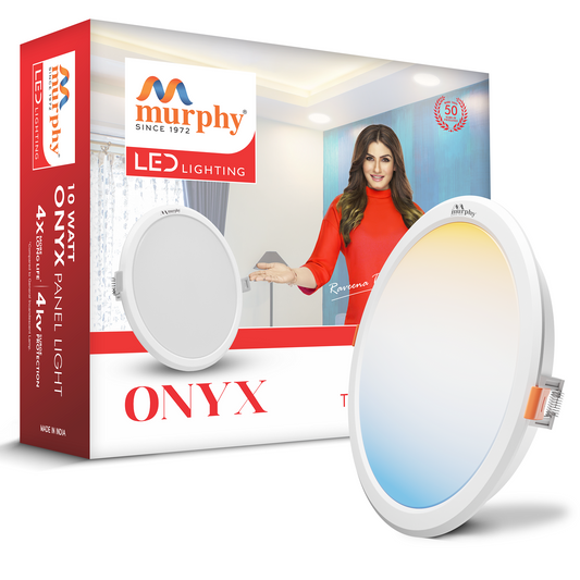 Murphy 10W Trimless 3 Color Changing Round Recess Panel Light