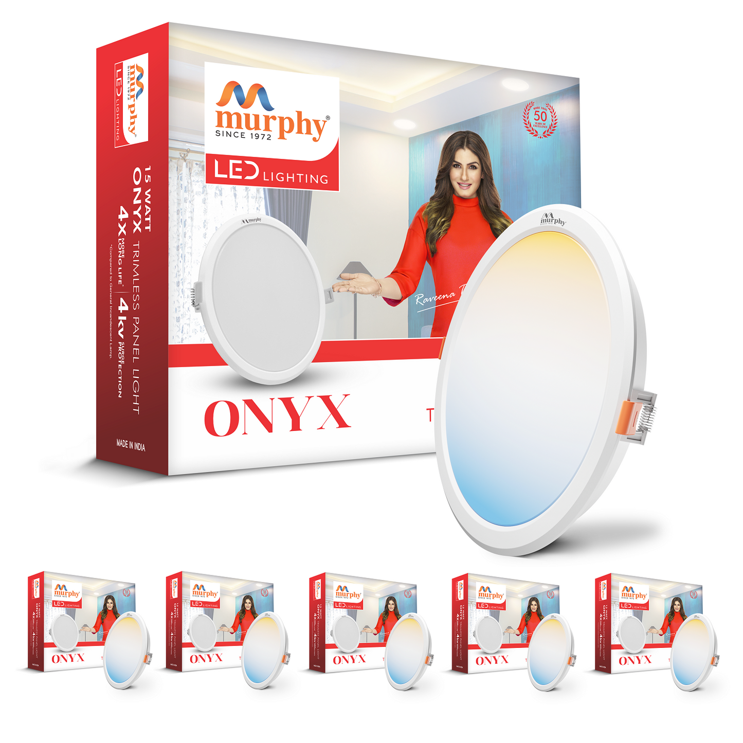 Murphy 15W Trimless 3 Color Changing Round Recess Panel Light