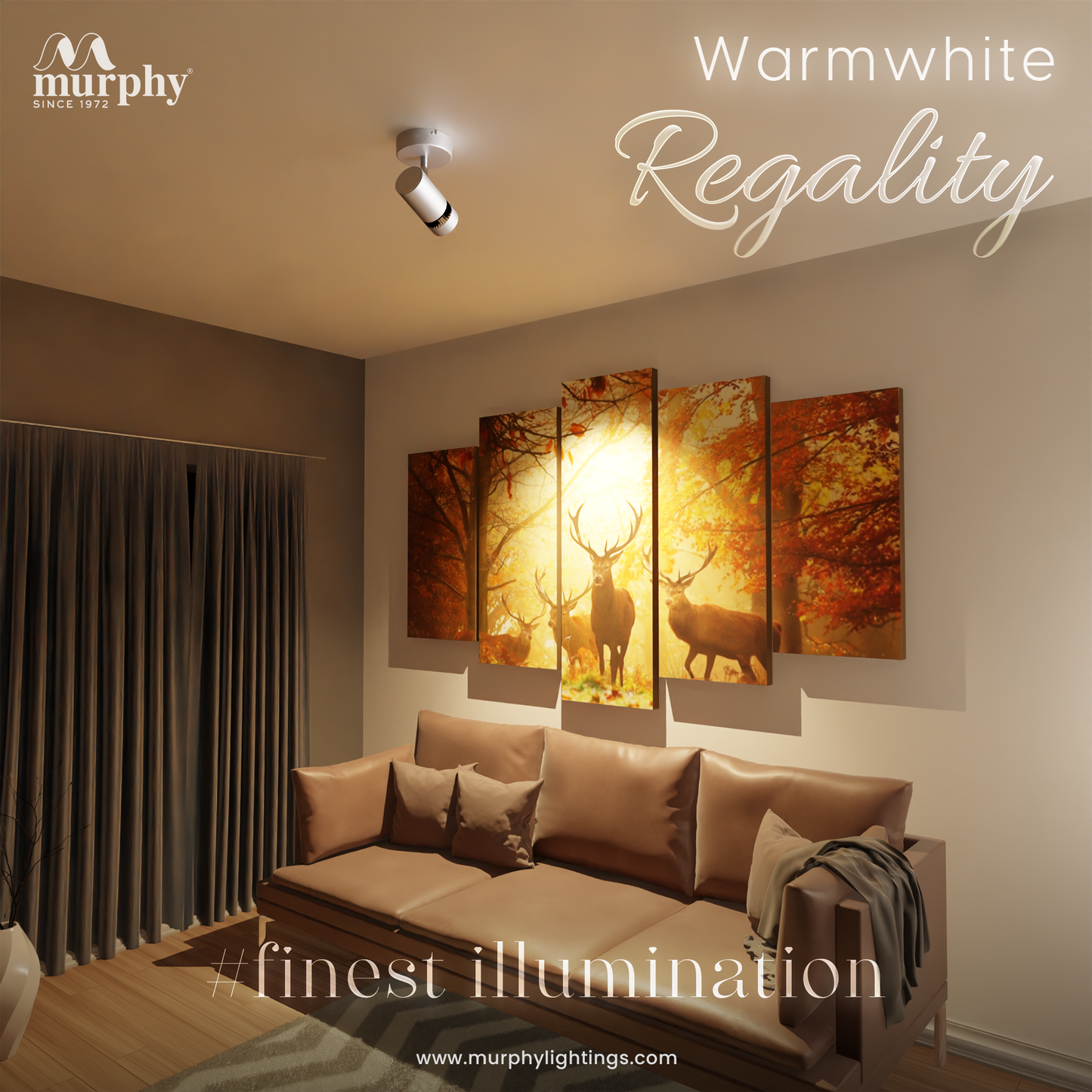 Murphy 10W Adjustable Aliminum LED Wall COB White Body