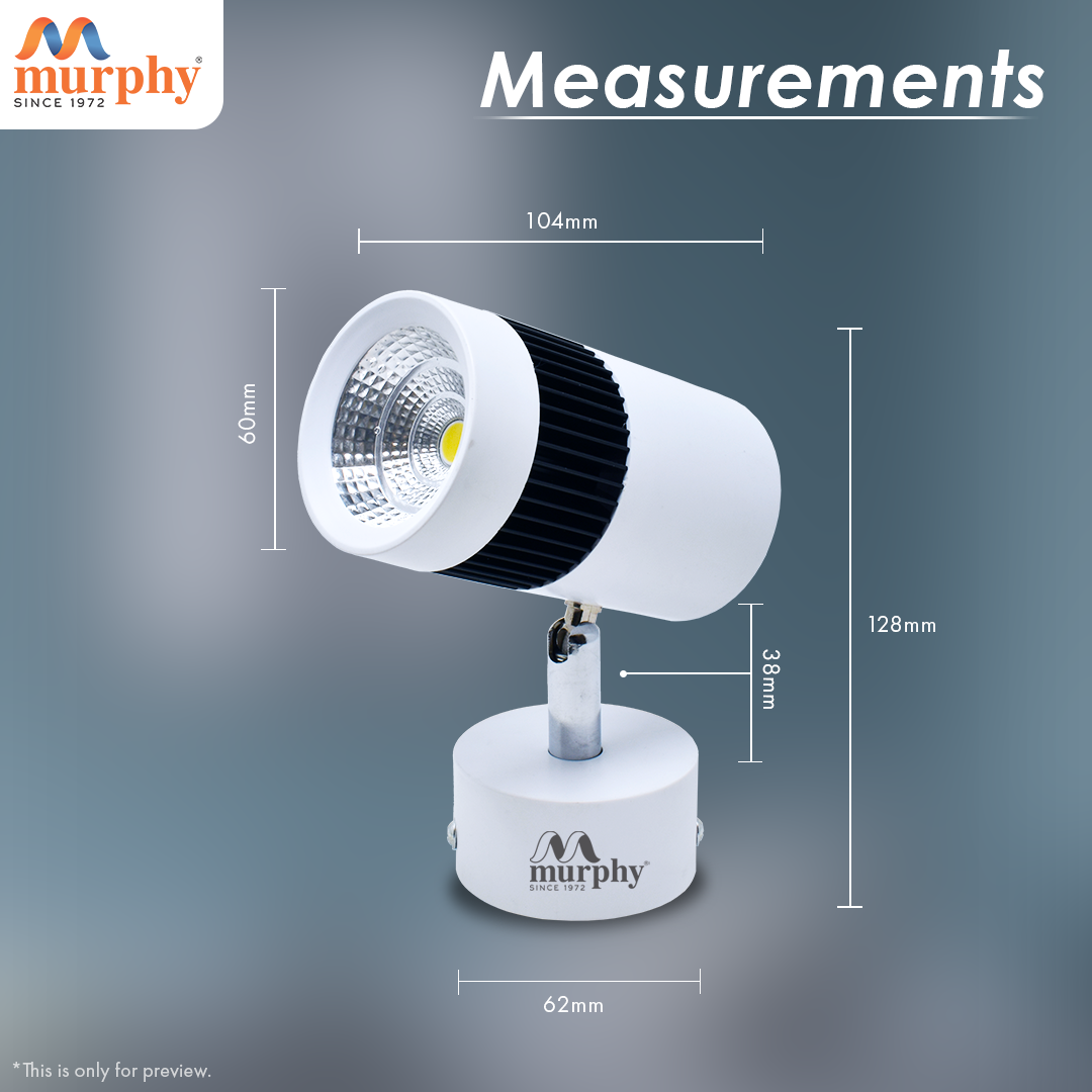 Murphy 15W LED Wall Cob Light
