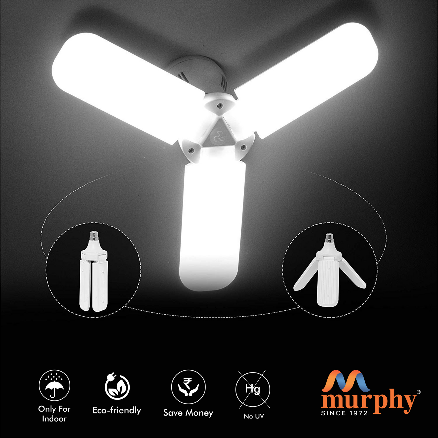 Murphy LED 45W Fan Shape Bulb