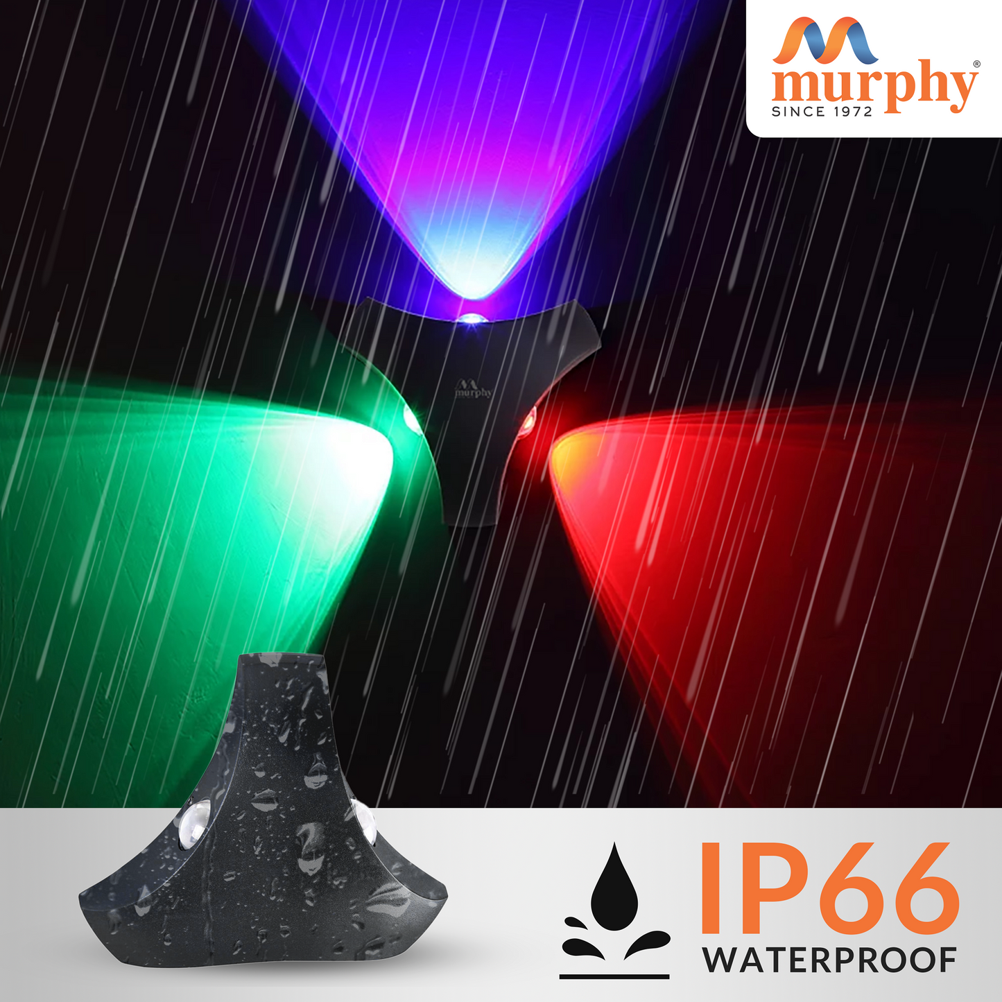Murphy 6W LED 3Way Wall Light
