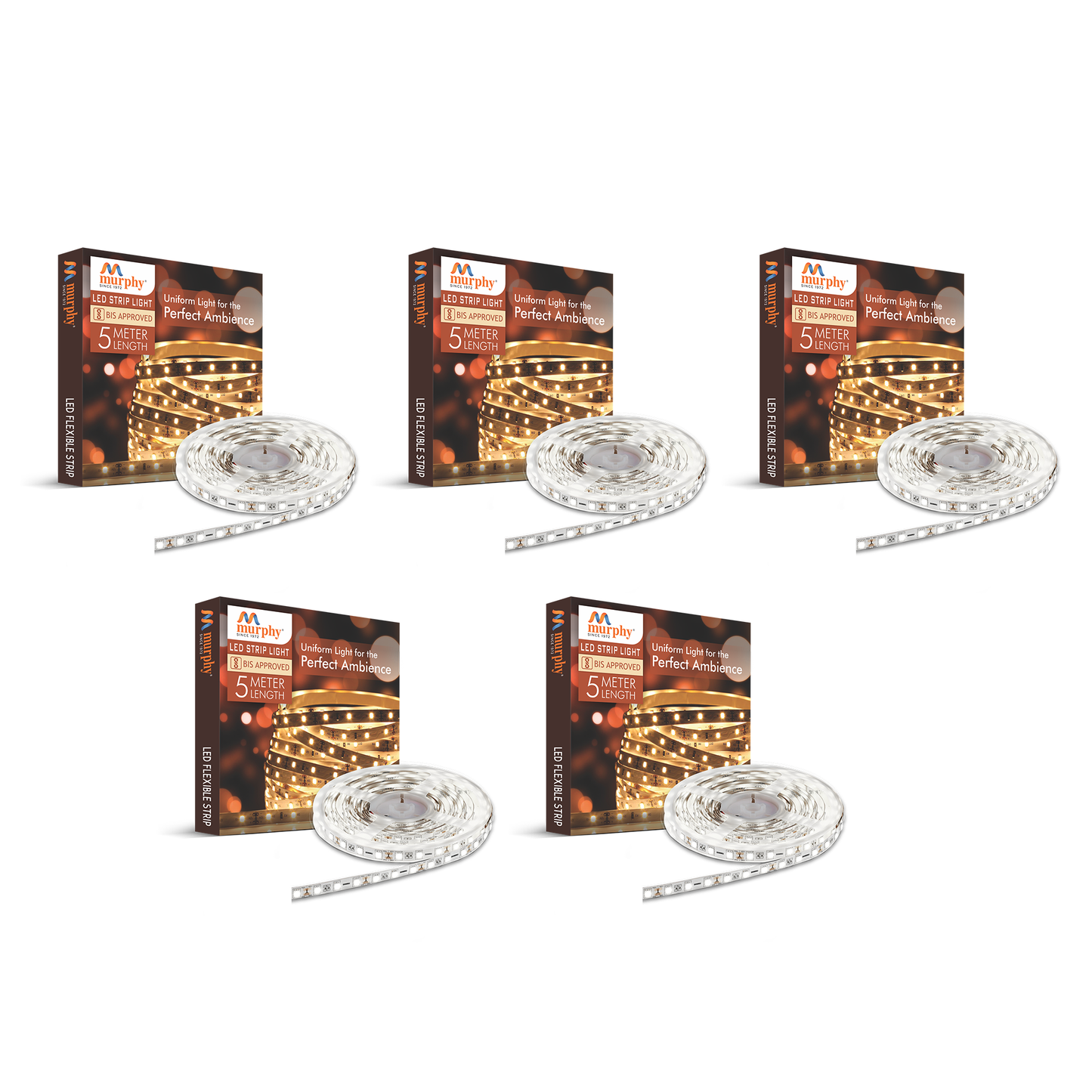LED STRIP LIGHT 120 LED/Mtr. WITH DRIVER