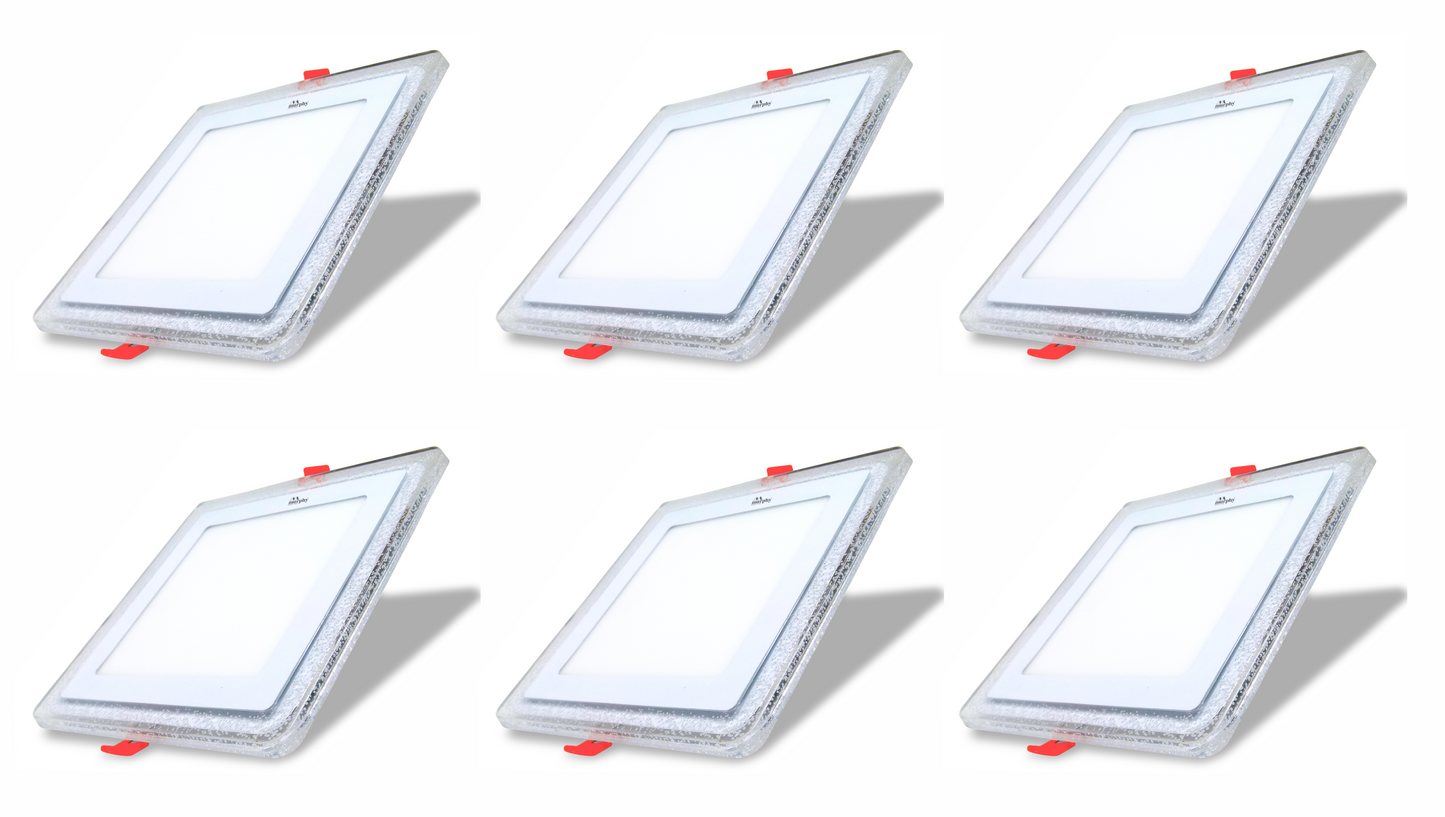 Murphy 12W+4W Bubble LED 2-IN-1 Double Color Square Panel Light