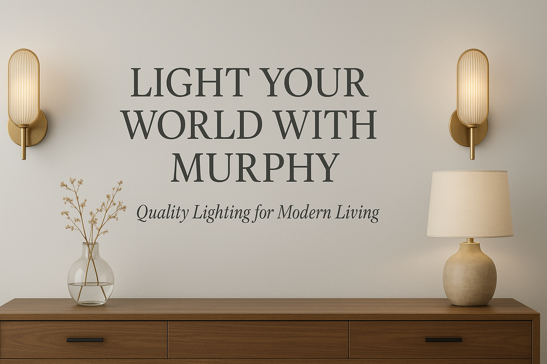 Decorate in Style with Murphy’s Fancy Wall Lighting