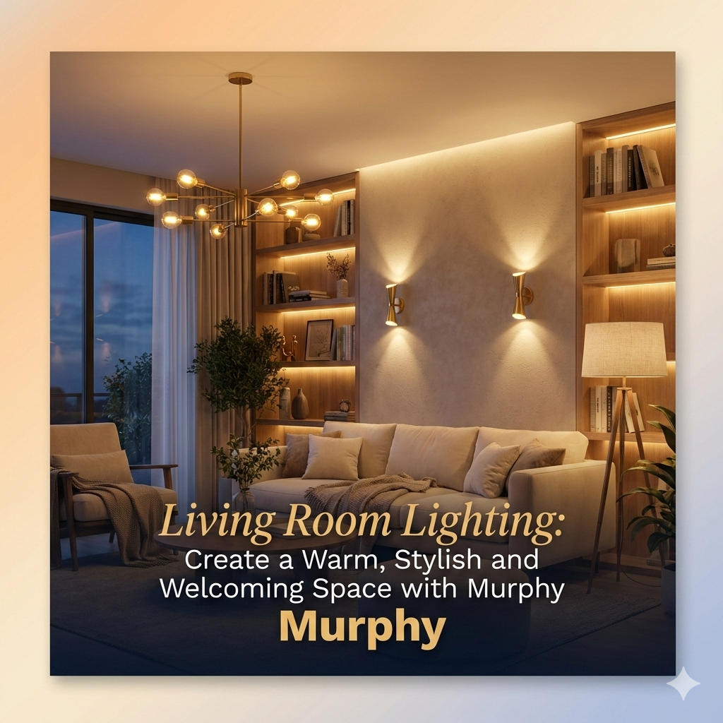 Living Room Lighting: Create a Warm, Stylish and Welcoming Space with Murphy