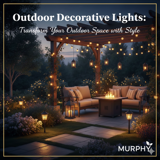 Outdoor Decorative Lights Transform Your Outdoor Space with Style  Murphy