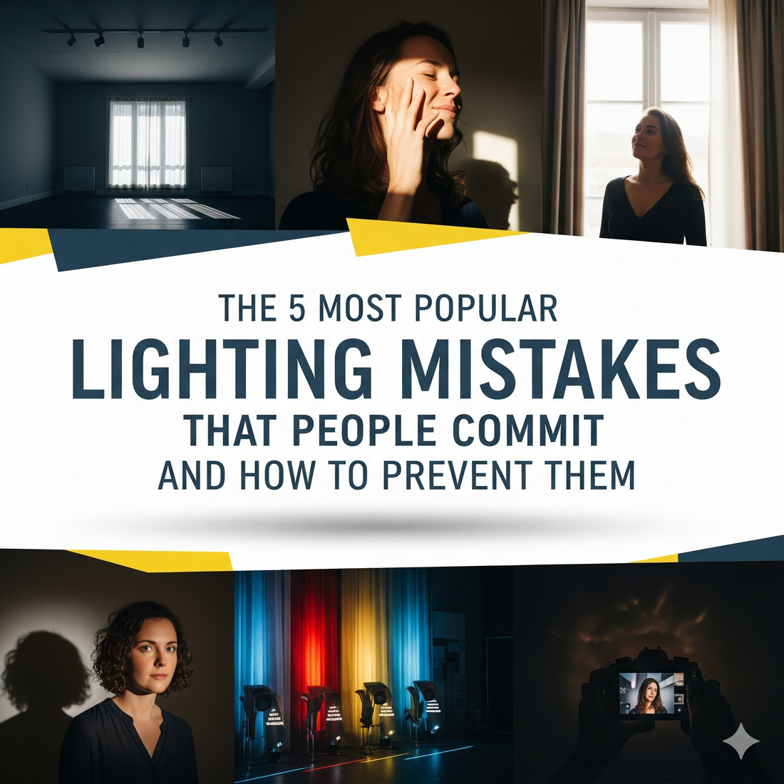 The 5 Most popular Lighting mistakes that people commit and how to prevent them