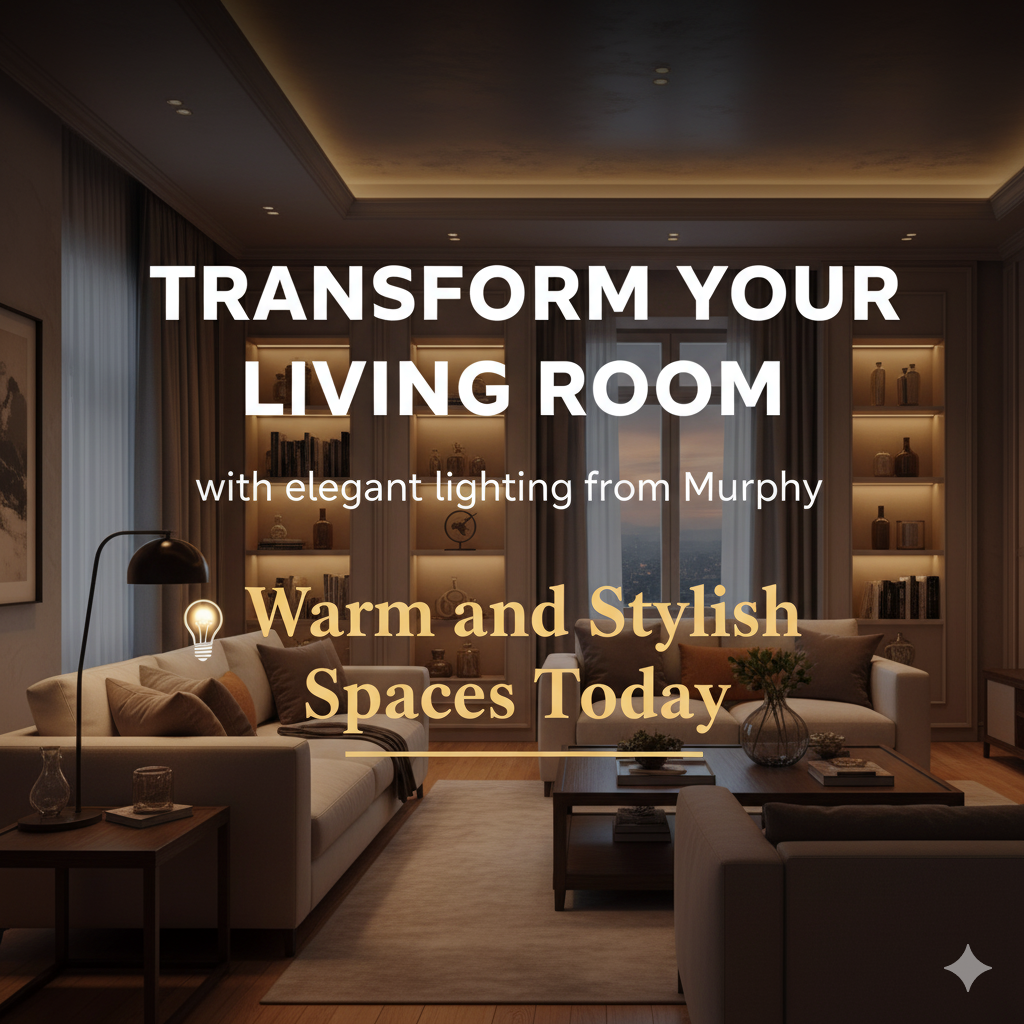 Upgrade Your Living Room with Murphy Lighting Today