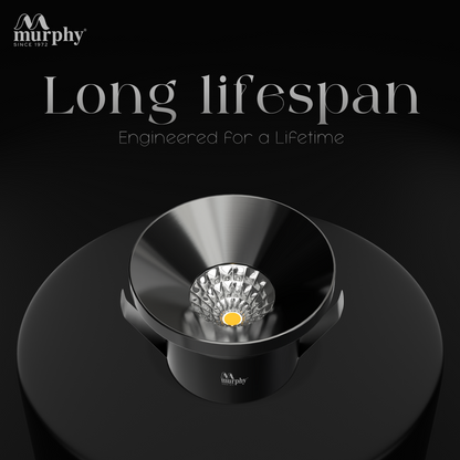 Murphy 3W Gun Metal Button Spot Light