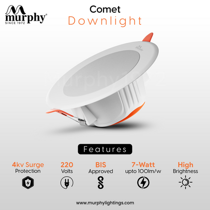 Murphy 7W Comet LED Concealed Box Down Light