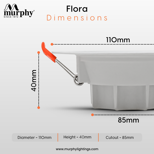 Murphy 7W Flora LED Concealed Box Down Light