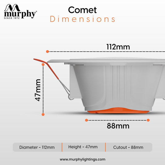 Murphy 7W Comet LED Concealed Box Down Light