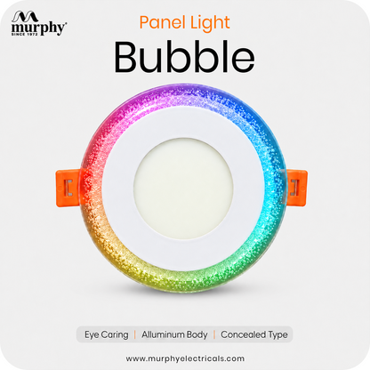 Murphy Bubble 3W+3W Round LED Panel Light | 2-in-1 Glow | Premium Ceiling Light (Clearance Sale)