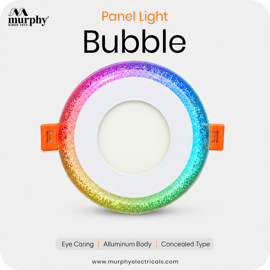 Murphy Bubble 3W+3W Round LED Panel Light | 2-in-1 Glow | Premium Ceiling Light (Clearance Sale)