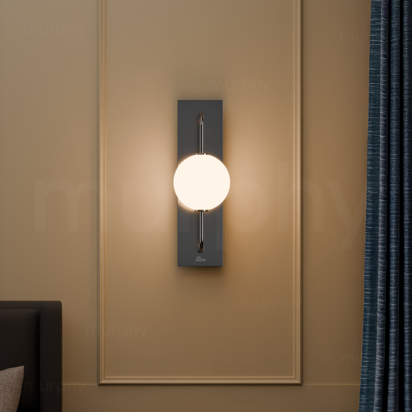 Murphy Twilight Glow 9W Wall Light | 3-in-1 Color Changing LED (Warm White/Cool White/Natural White) with 2-Year Warranty | Modern Premium Lamp