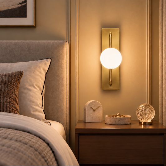 Murphy Twilight Glow 9W Wall Light – 3-in-1 LED Mood Lamp Golden Finish (Clearance Sale)