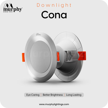 Murphy Cona 6W Round LED Concealed Panel Down Light | Best Suited for 3-Inch Cutout, Energy Efficient, 2 Years Warranty