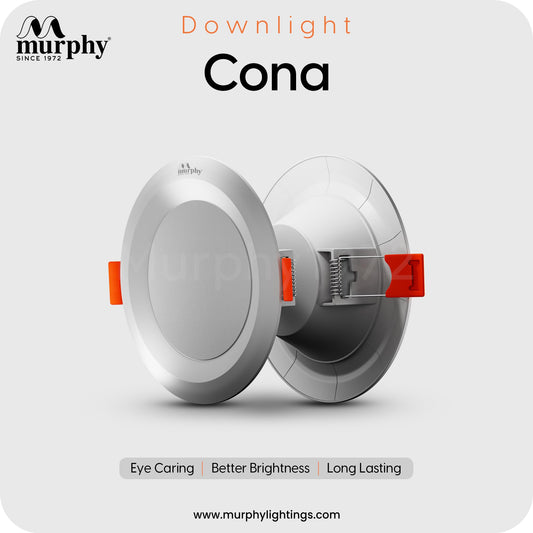 Murphy Cona 6W Round LED Concealed Panel Down Light | Best Suited for 3-Inch Cutout, Energy Efficient, 2 Years Warranty