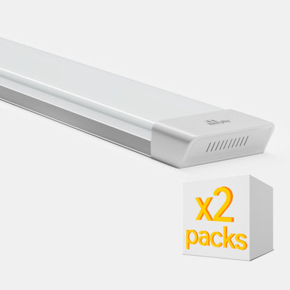 Murphy MaxGlow 100W LED Tube Light, | 10000 Lumens| Cool White 6500K | Aluminium & PC Body | BIS Approved | 4kV Surge Protection| 2 Year Warranty | Pack of 2