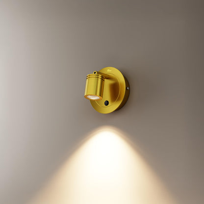 Murphy Photon 3W COB LED Premium Wall Reading Light | Gold Finish | Warm White | 300 Lumens | BIS Approved |