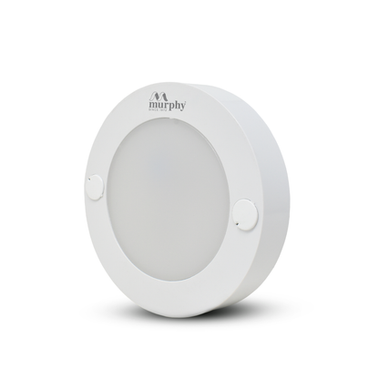 Murphy STRIMAX 3W Surface LED Downlight | Slim Round Cabinet Light | Cool White| Energy Efficient | Long Lifespan| 2 Years Warranty