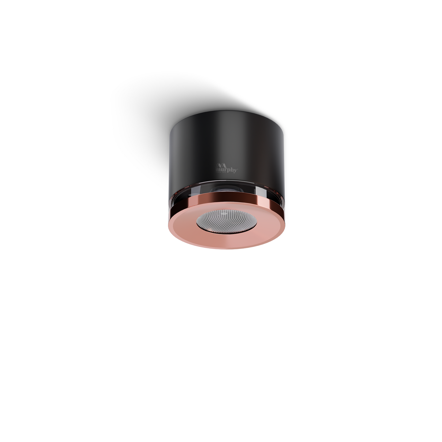 Murphy 3W Crystal Black Rose Gold Cylindrical COB Surface Light