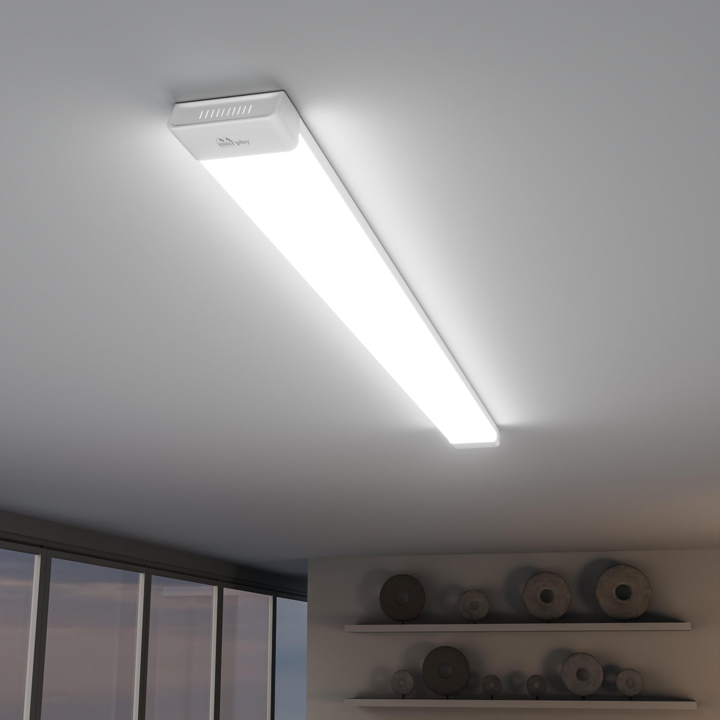 Murphy MaxGlow 80W LED Tube Light, | 8000 Lumens| Cool White 6500K | Aluminium & PC Body | BIS Approved | 4kV Surge Protection| 2 Year Warranty | Pack of 2