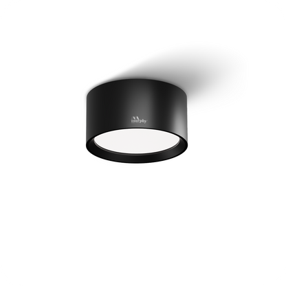 Murphy 3W LED Disc Surface Light Black Finish Aluminium Body | BIS Approved