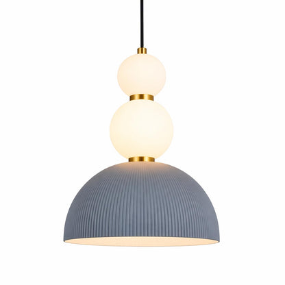 Murphy Pearl Drop 12W LED Pendant Light | 3C Color Changing Warm/Natural/Cool White | Golden Grey Finish | Adjustable Hanging Ceiling Lamp | BIS Approved | 2 Year Warranty