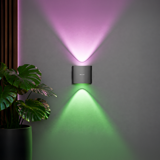 Murphy 2W Auto RGB LED Up & Down Wall Light