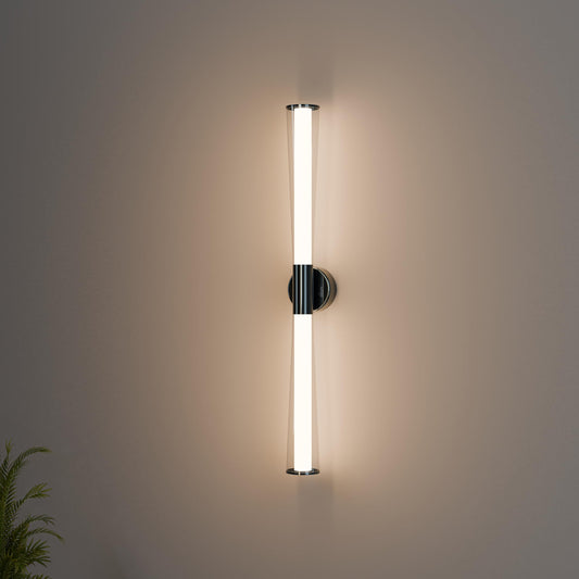 Murphy VELORA 18W LED Mirror Light, 3C Color Changing (CW/WW/NW), Black Gunmetal Finish, Wall Mounted Vanity & Picture Light for Bathroom & Dressing, Modern Indoor Light, 2 Year Warranty