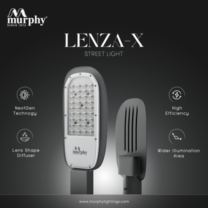 Murphy LED 50W Lenza-X Street Light With Auto On/Off Day Night Light Sensor