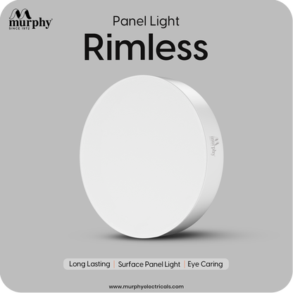 Murphy 18W Rimless Round Surface Panel Light