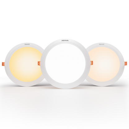 Murphy 10W OPAL 3-IN-1 Color Changing Round Recess Panel Light : CW+WW+NW