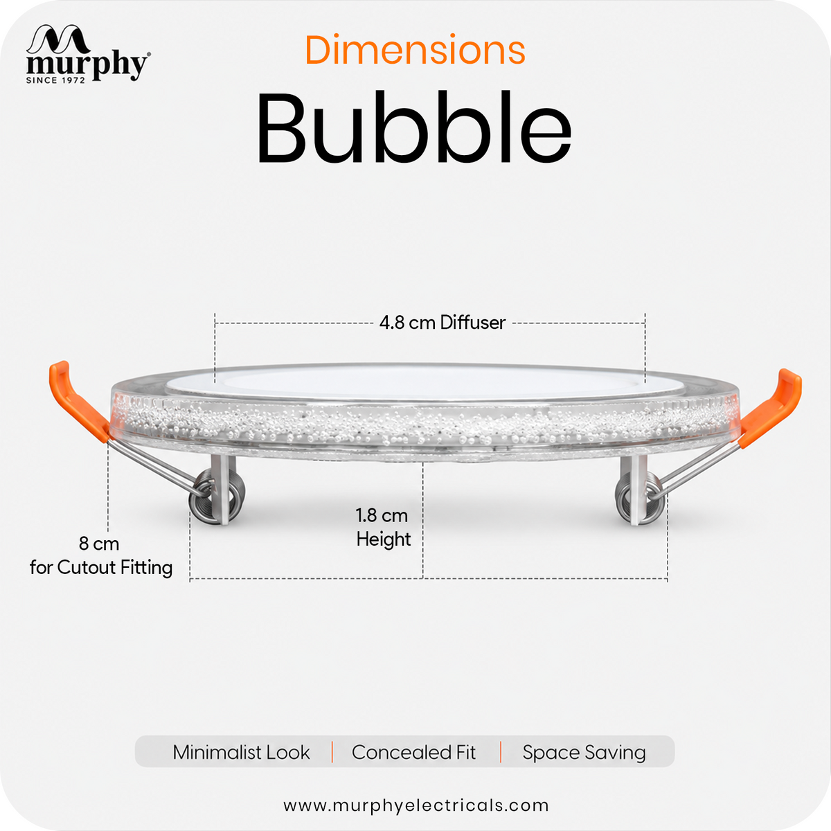 Murphy Bubble 3W+3W Round LED Panel Light | 2-in-1 Glow | Premium Ceiling Light (Clearance Sale)