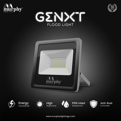 Murphy LED 50W Genxt  Flood Light-With Auto On Off Driver