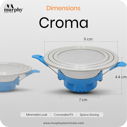 Murphy 9W Croma LED Concealed Box Down Light Warm White